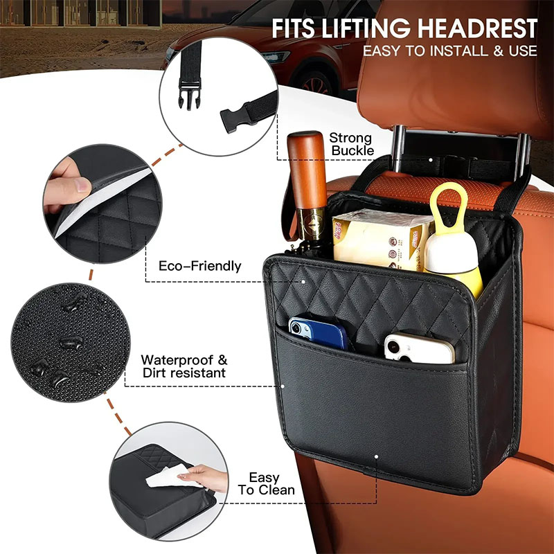 Slim Car Backseat Trash Bag -  - Car Accessories Useful recension och pris