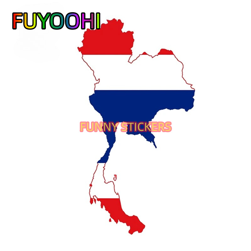 FUYOOHI Thailand Map Flag Car  - Car Accessories Thailand recension och pris