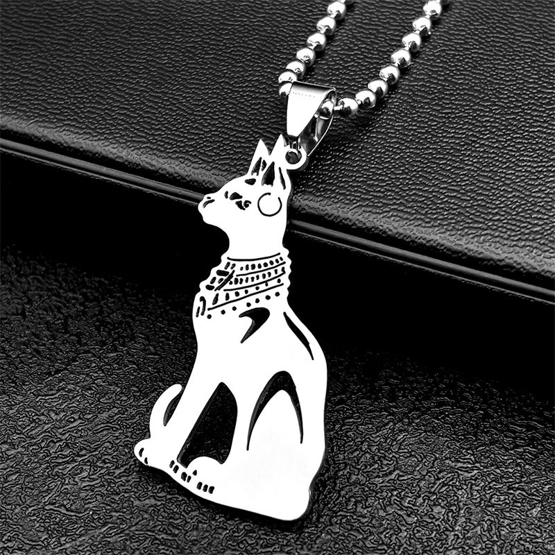Stainless Steel Egypt Cat Bast - Car Accessories Egypt recension och pris