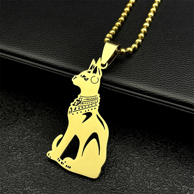 Stainless Steel Egypt Cat Bast - Car Accessories Egypt recension och pris