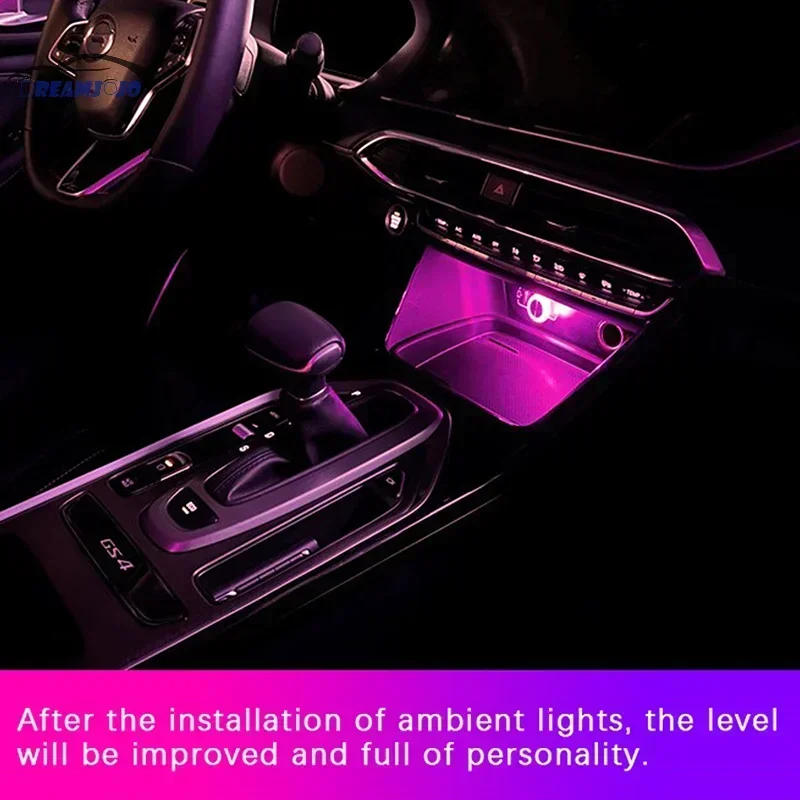 Car USB Ambient Lights LED Col - Led Interior Ambient Light recension och pris