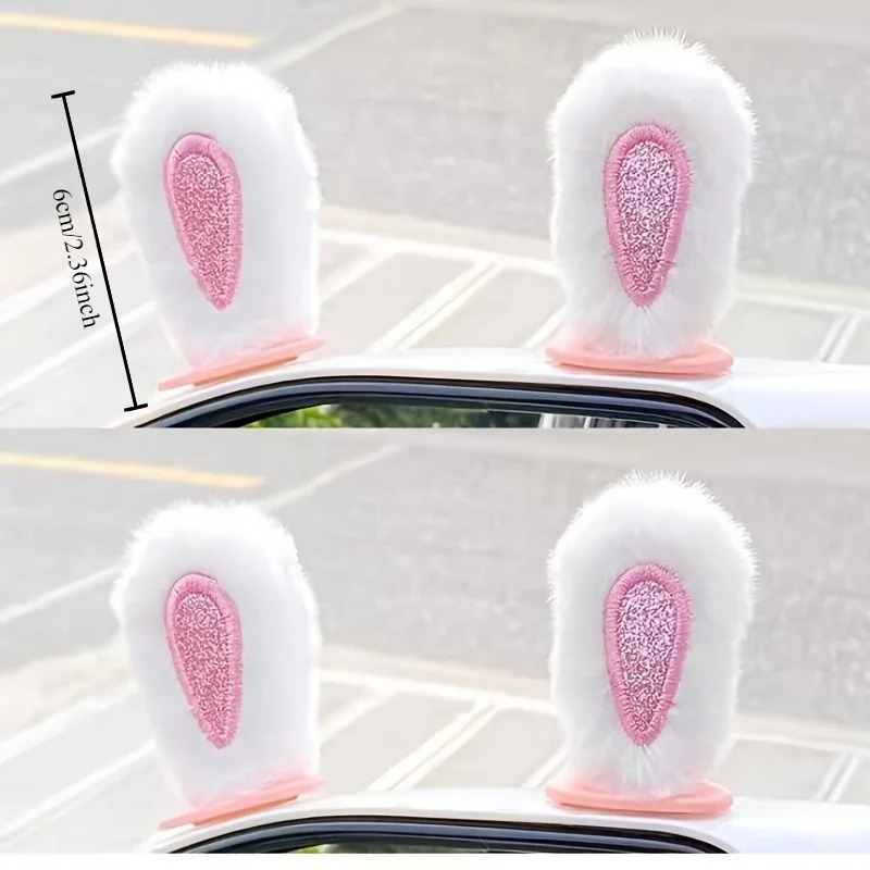 1 Pair Plush Rabbit Ears Car R - Car Accessories Useful recension och pris